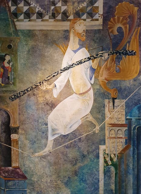 Der Seiltänzer – Kunstwerk von Rem Piromov